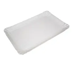 GENERICO - Bandeja Rectangular de Cartón N° 5 (20x13cm) (100 unidades)