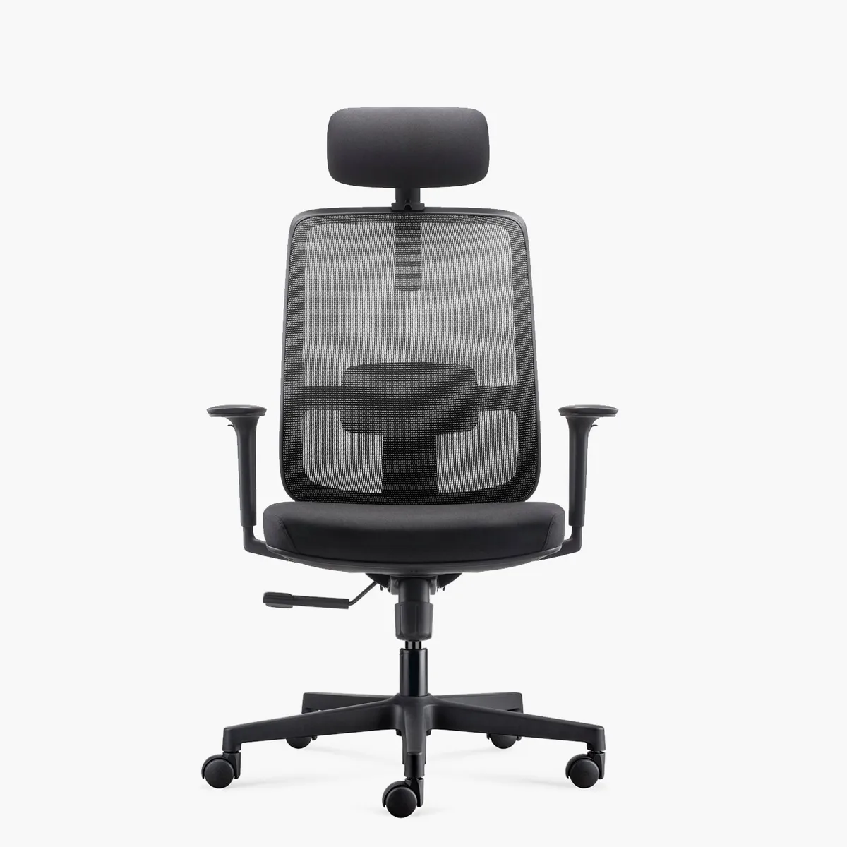 FORM OFFICE - Silla Oficina Lotto con cabecero Negro Form