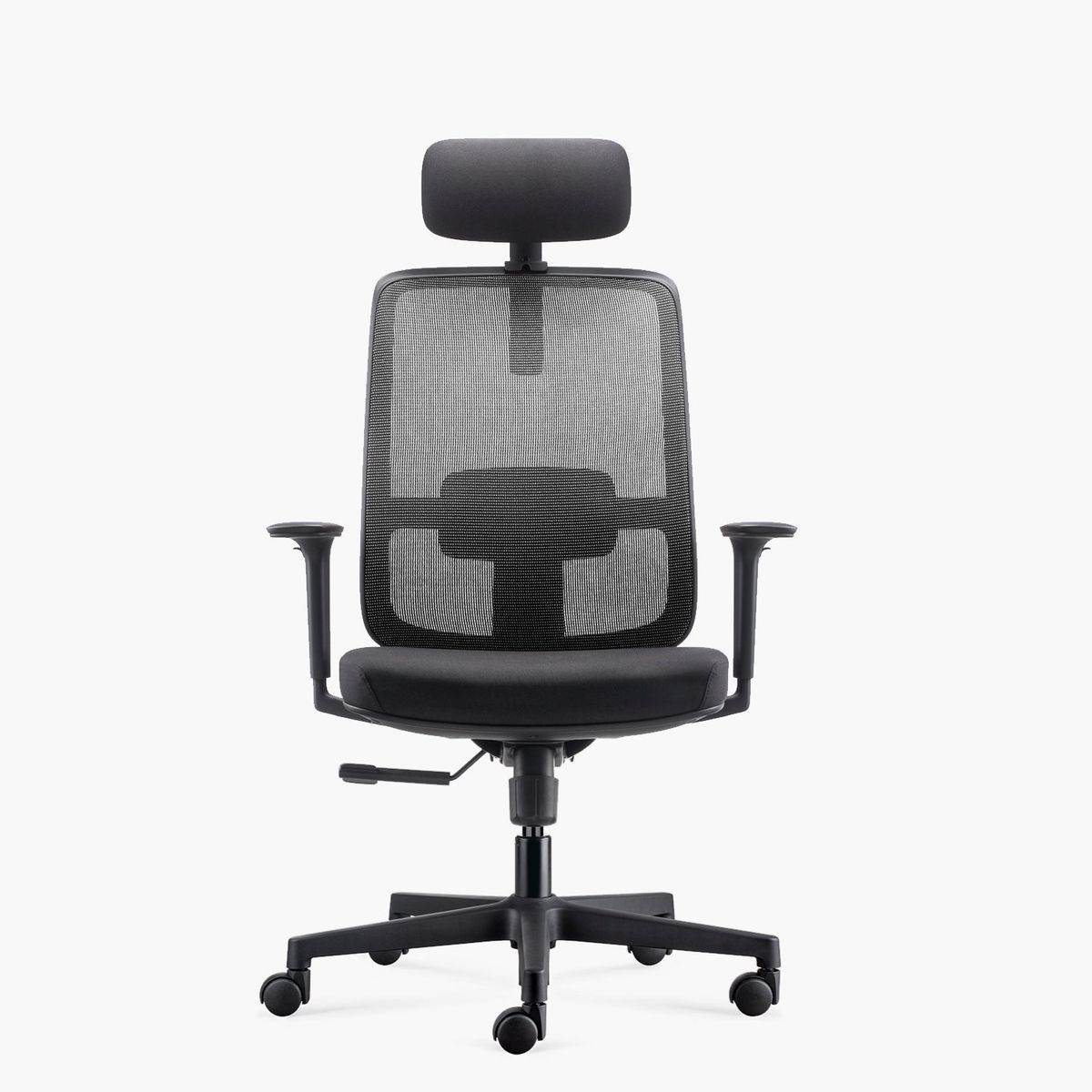 FORM OFFICE - Silla Oficina Lotto con cabecero Negro Form