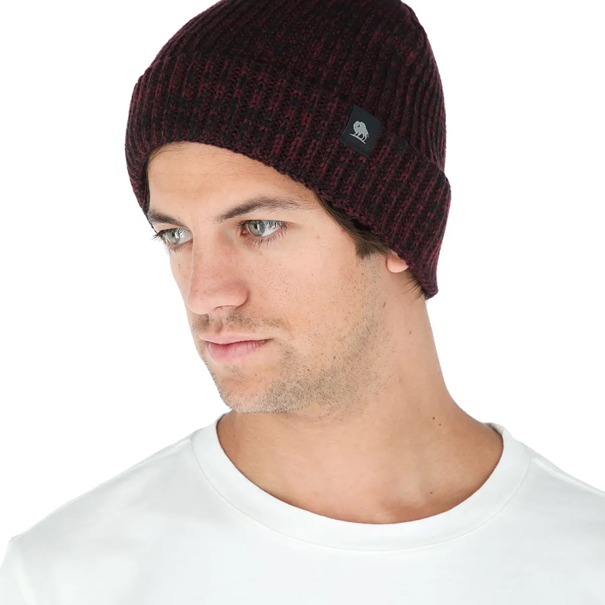 BUFFALO CHILE - Gorro Calafate Burdeo Jaspeado Unisex