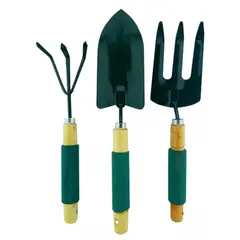 GENERICO - Kit Set Jardinería Huerto 3 Piezas Steeltools