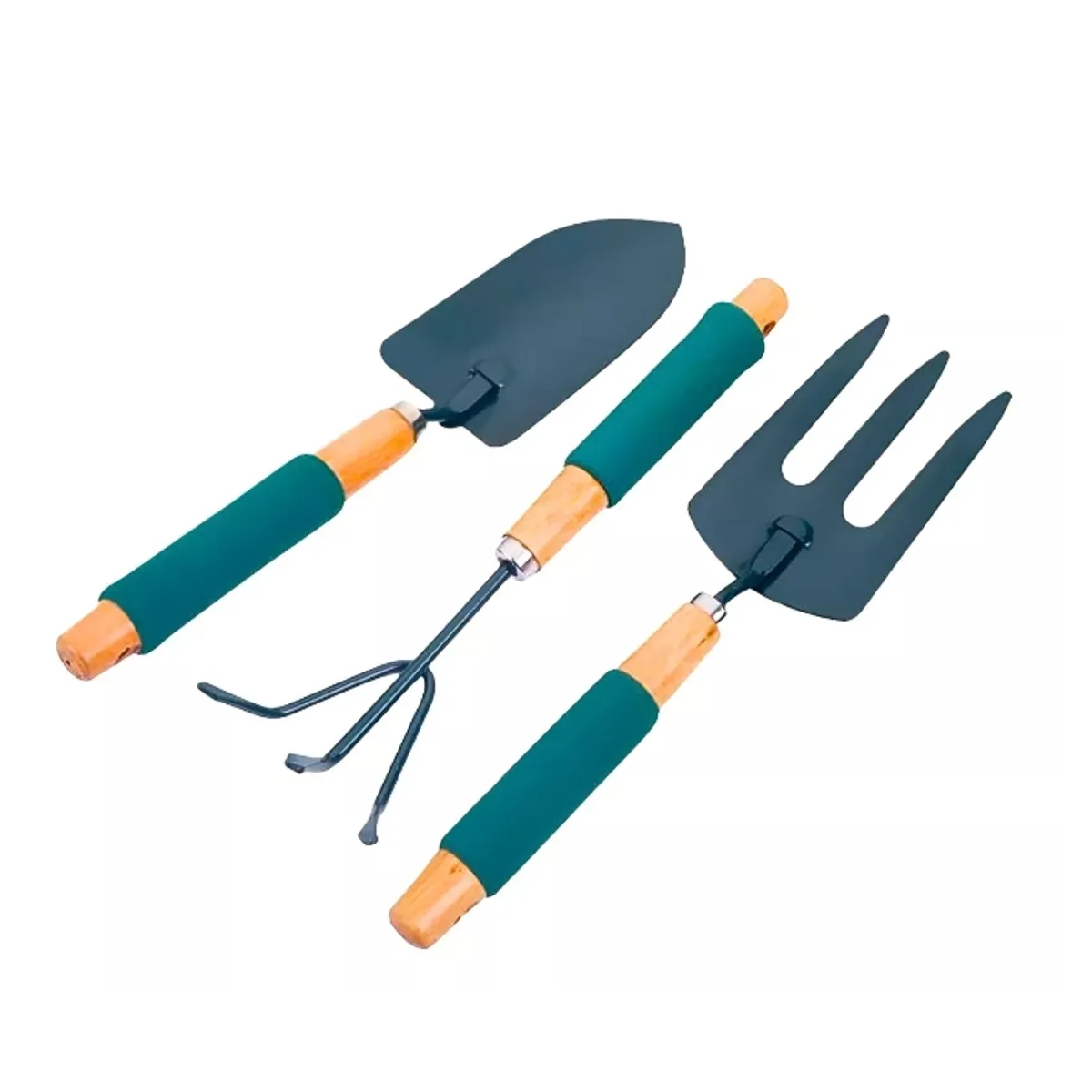 GENERICO - Kit Set Jardinería Huerto 3 Piezas Steeltools