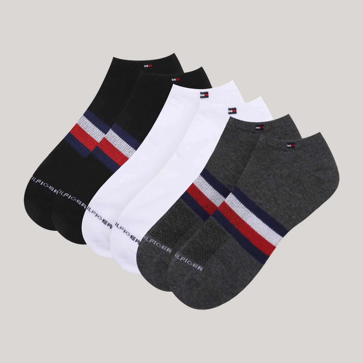 TOMMY HILFIGER - Pack De 3 Calcetines Sport Athletic Multicolor Tommy Hilfiger