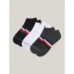 TOMMY HILFIGER - Pack De 3 Calcetines Sport Athletic Multicolor
