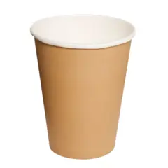 OMNIPACK - Vaso Polipapel Kraft Blanco de 8 oz (100 Unidades)