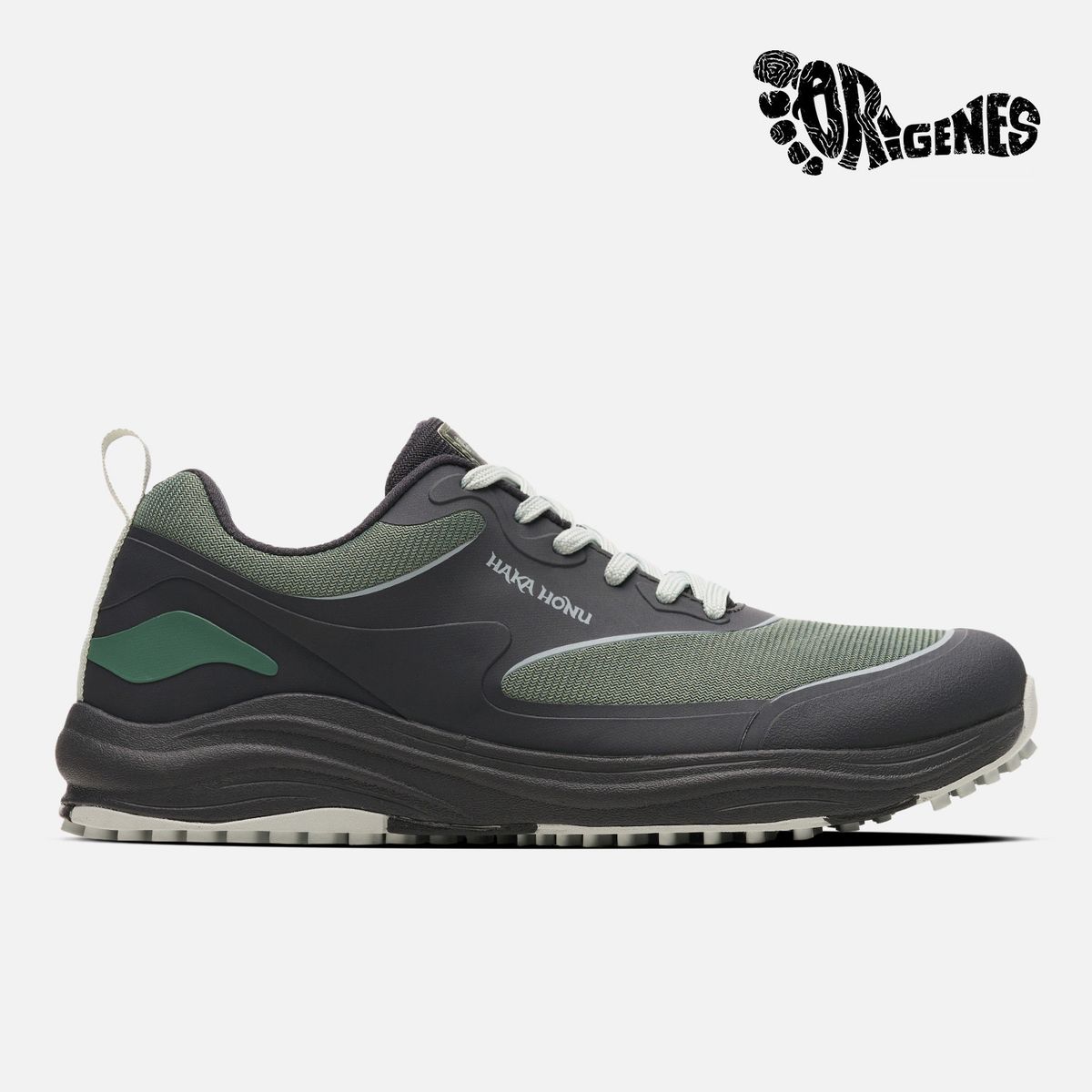 HAKA HONU - Zapatilla Hombre Huella Austral Verde Grisaceo Haka Honu