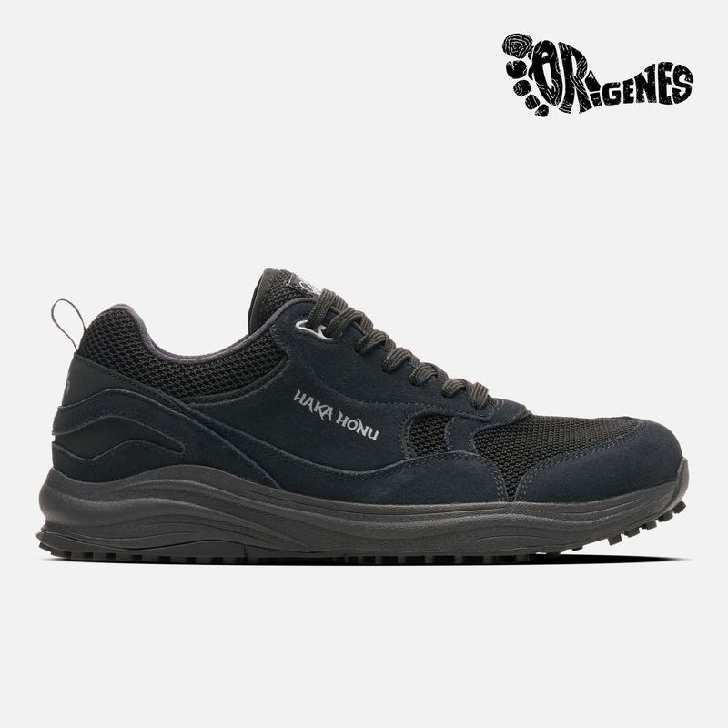 HAKA HONU - Zapatilla Mujer Huella Negro Haka Honu