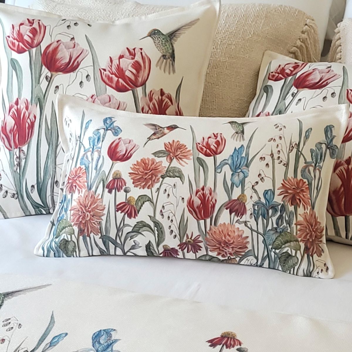 MARGARITA SCHEEL BY CASA ALVARINHO - FUNDA COJÍN MARISA BULERÍA FLORAL 50X30