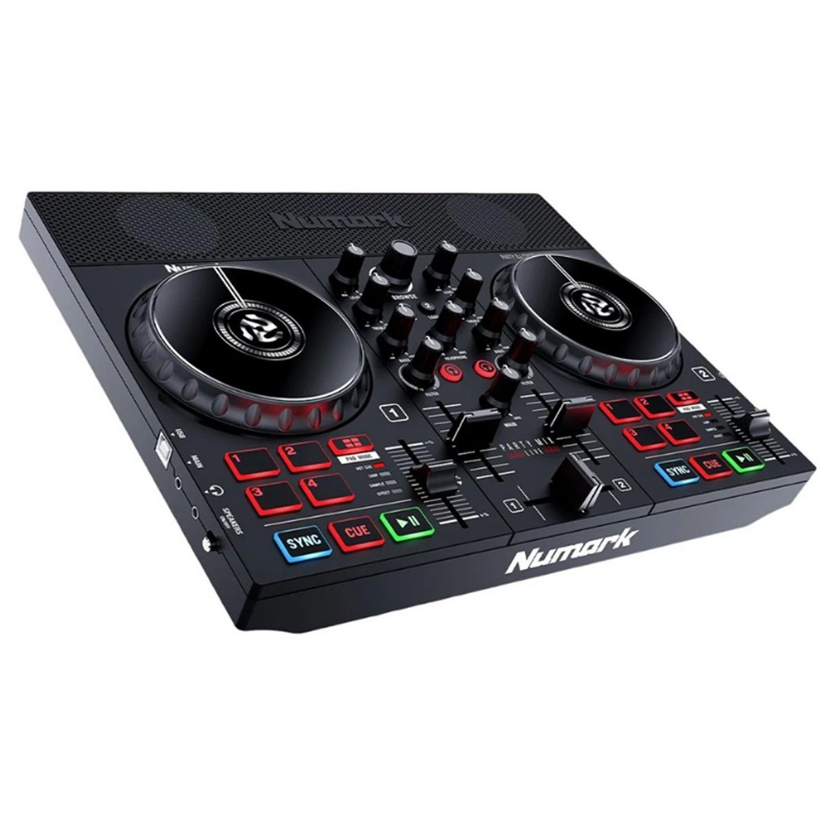 NUMARK - Controlador de DJ Profesional Numark Party Mix Live