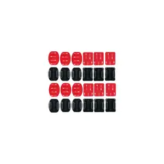 GENERICO - Pack 12 Bases Monturas Adhesiva Curva Y Plana Para Gopro