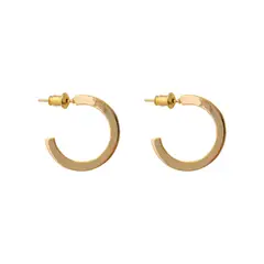 BOAZ JOYAS - ARGOLLAS AILA 20MM BAÑADAS EN ORO
