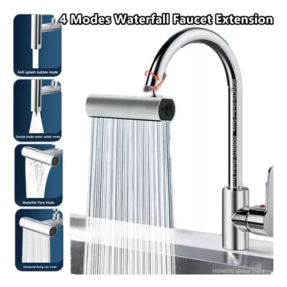 OEM - Adaptador De Extensión De Grifo De Cascada Giratoria 360°