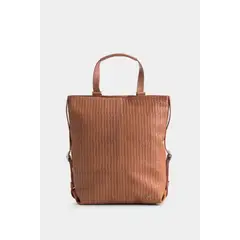 VELEZ - Vélez Mochila Calafate Cuero Mujer Grabado Canasta Rosado