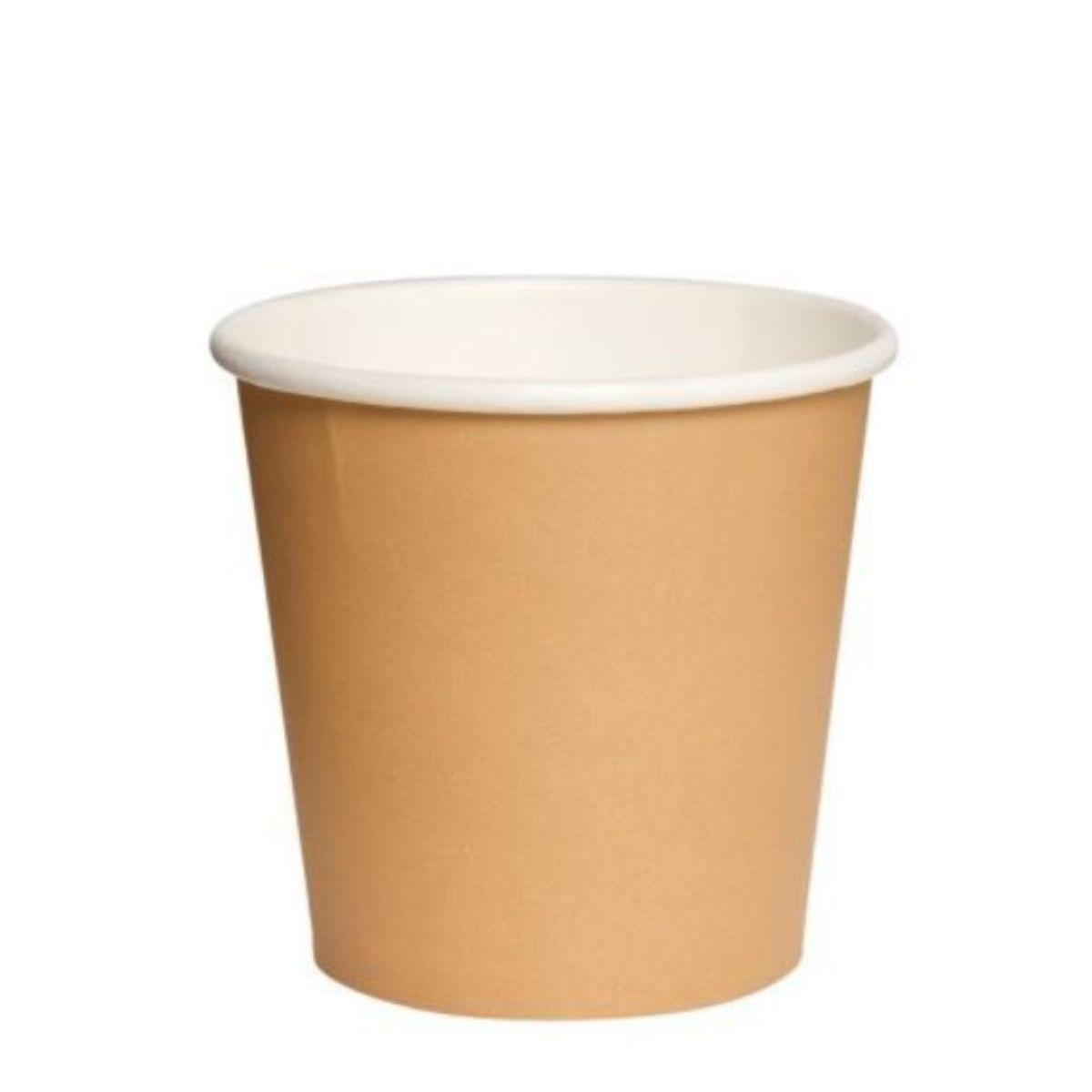 OMNIPACK - Vaso Polipapel Kraft Blanco de 4 oz (100 Unidades)