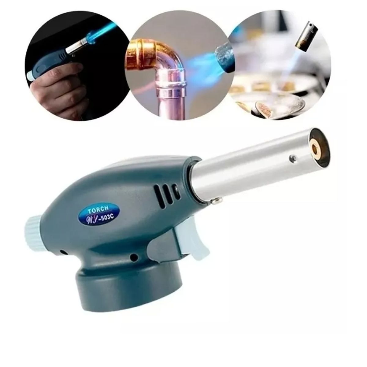 GENERICO - Soplete A Gas Repostería Cocina Camping Gasfiteria