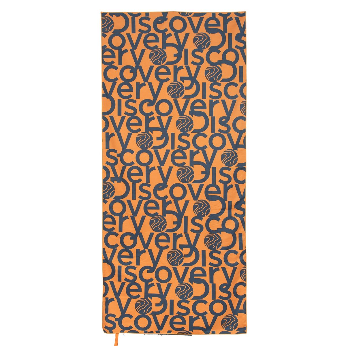 DISCOVERY - Toalla Microfibra grande Naranjo - Gris Discovery 90 x 200