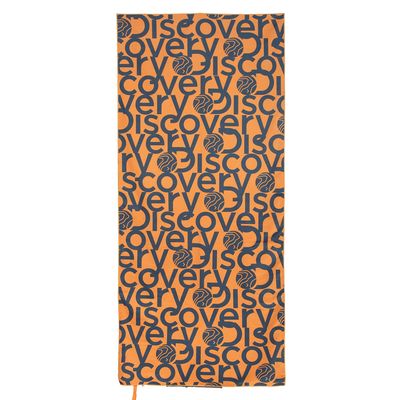 Imagen 2 del producto Toalla Microfibra grande Naranjo - Gris 90 x 200