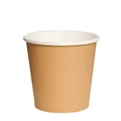 OMNIPACK - Vaso Polipapel Kraft Blanco de 4 oz (50 Unidades)