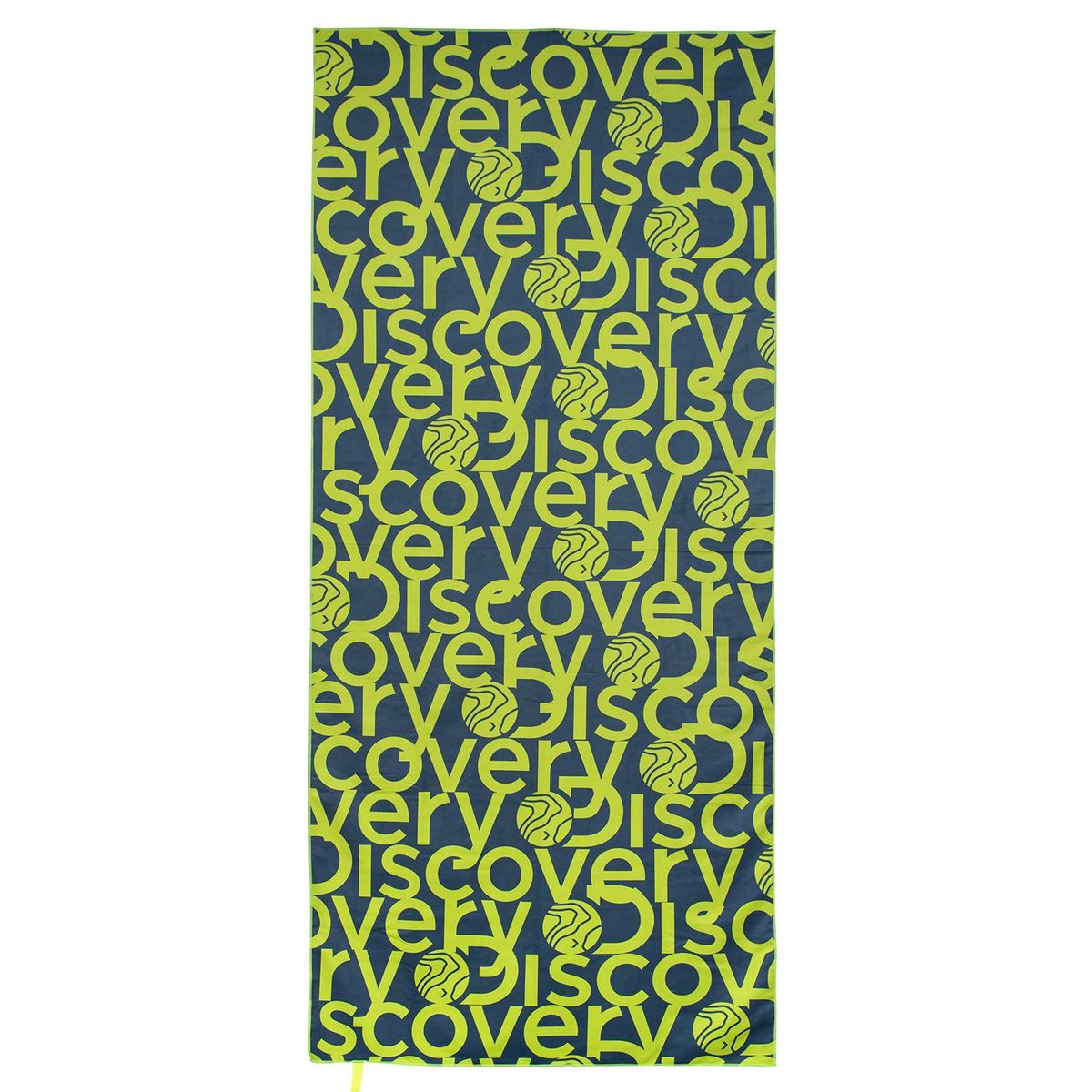 DISCOVERY - Toalla Microfibra grande Verde - Gris Discovery 90 x 200