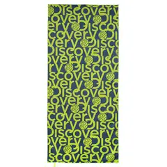 DISCOVERY - Toalla Microfibra grande Verde - Gris 90 x 200