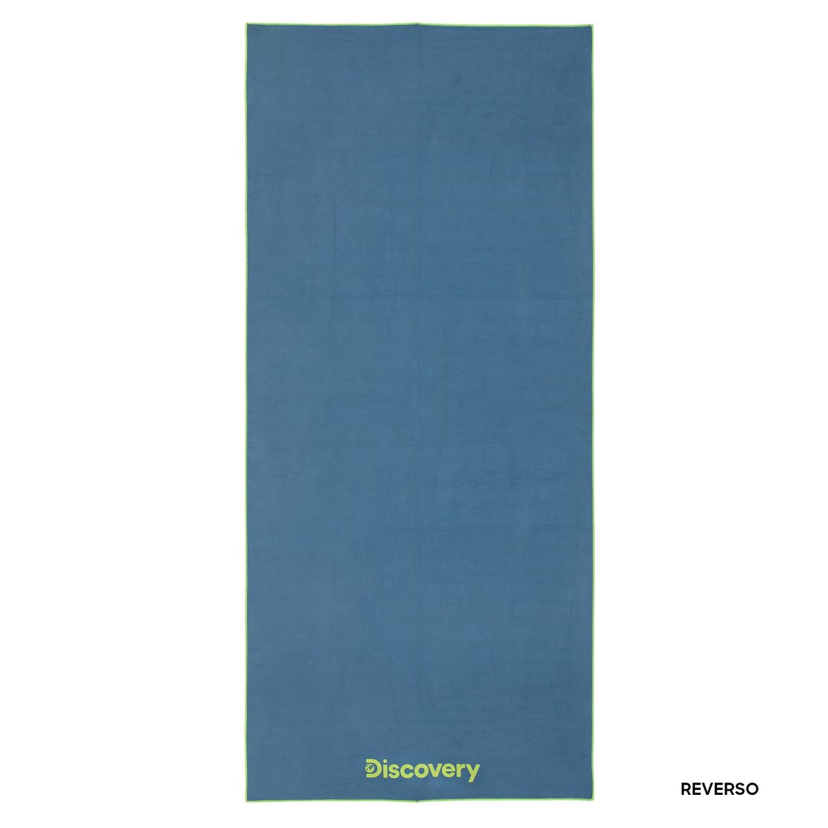 DISCOVERY - Toalla Microfibra grande Verde - Gris Discovery 90 x 200