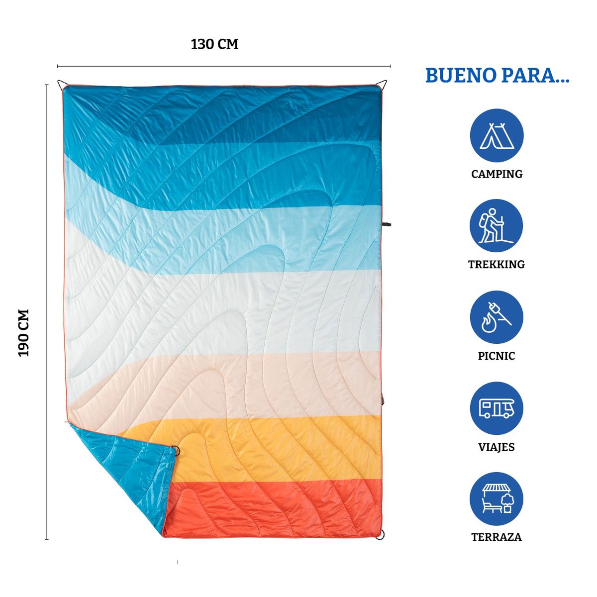 BOSSCAMP - Manta Térmica Blanket Austral Bosscamp 130 x 190