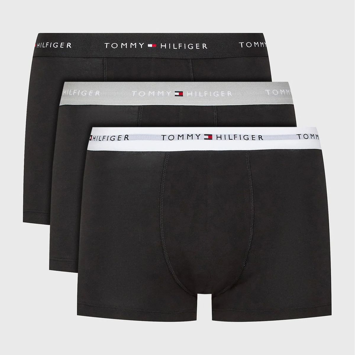 TOMMY HILFIGER - Pack De 3 Calzoncillos Trunk Essential Negro Tommy Hilfiger