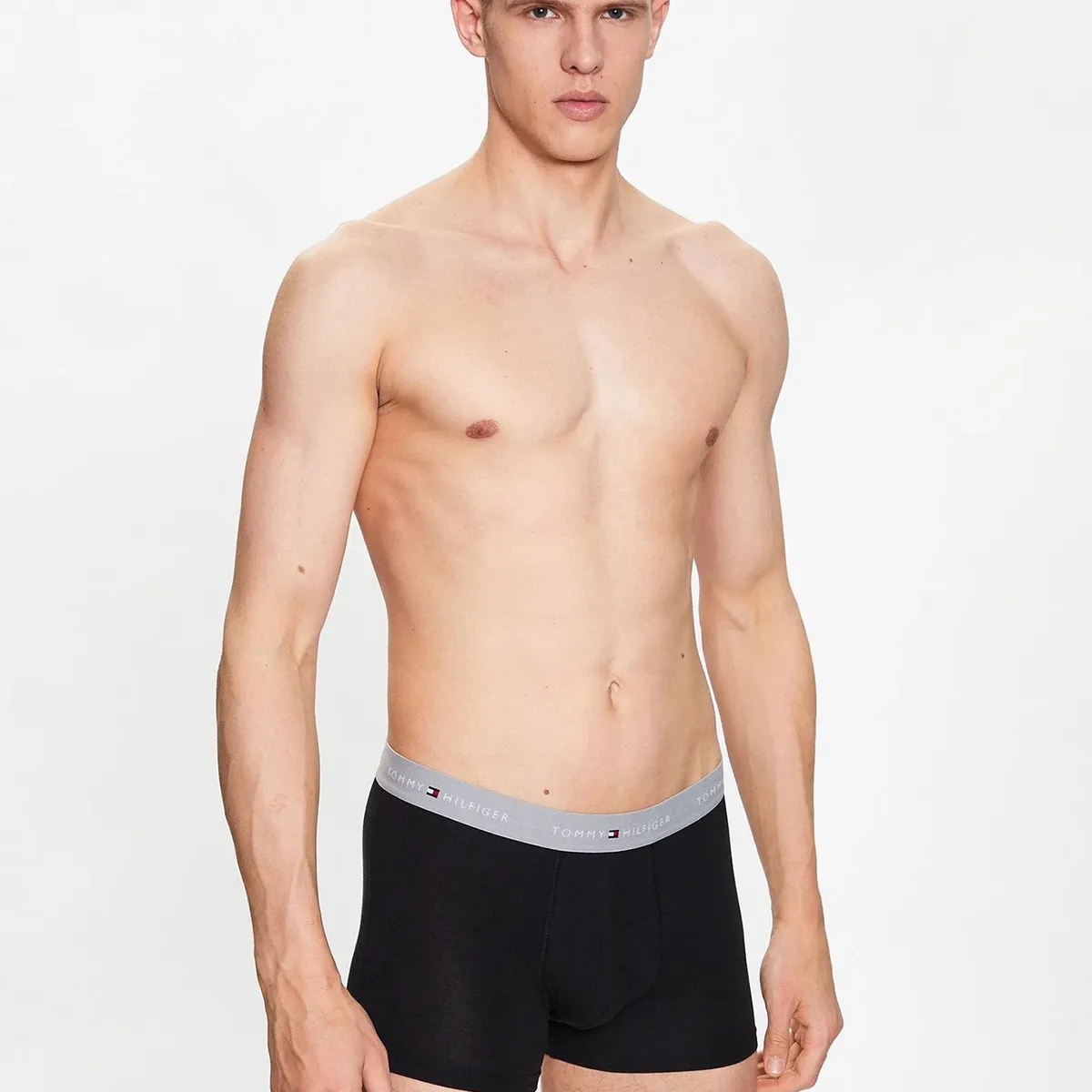 TOMMY HILFIGER - Pack De 3 Calzoncillos Trunk Essential Negro Tommy Hilfiger