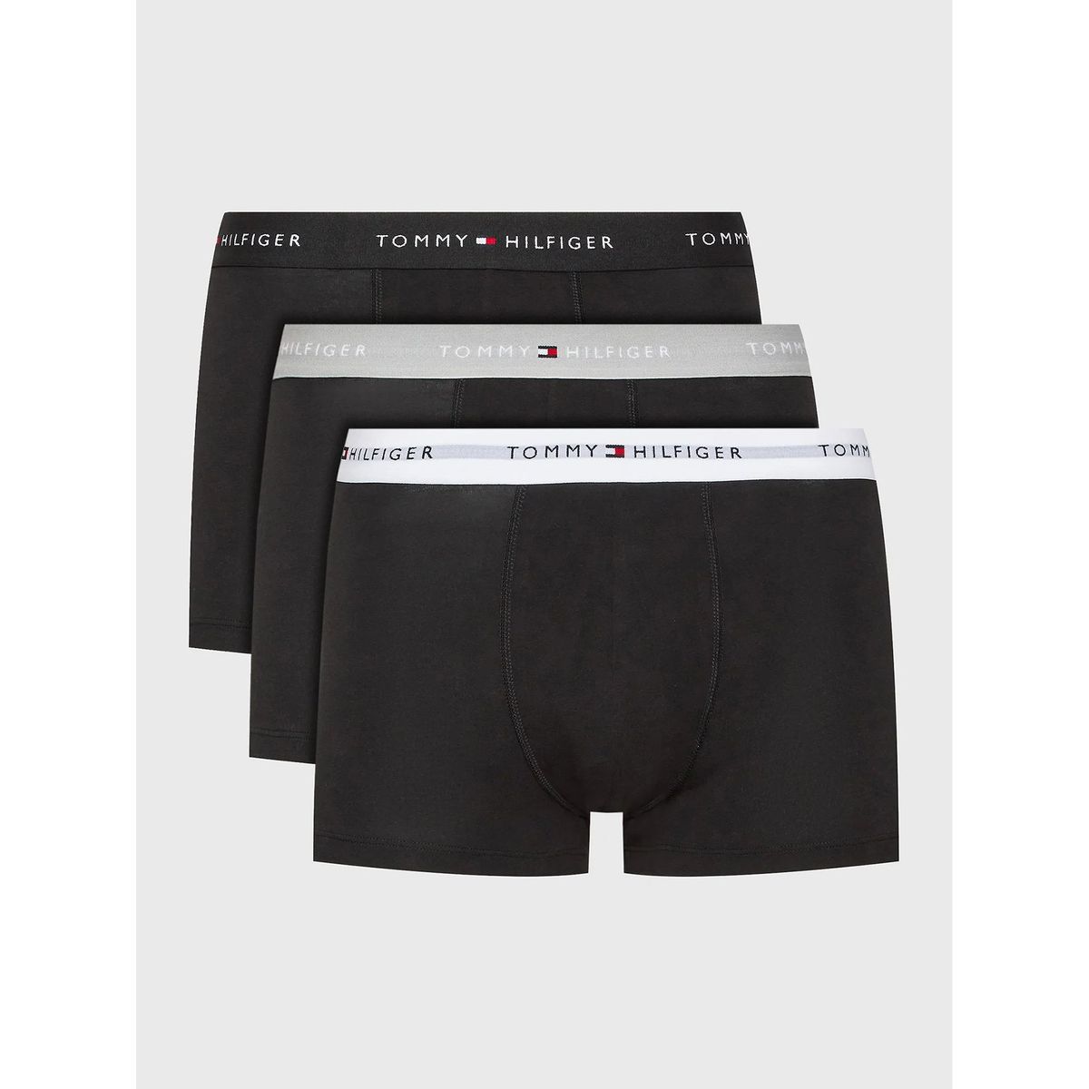 TOMMY HILFIGER - Pack De 3 Calzoncillos Trunk Essential Negro Tommy Hilfiger