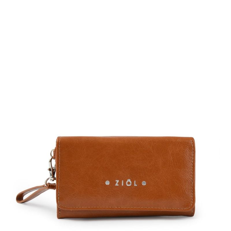 ZIOL - Billetera acordeon mediana automne camel