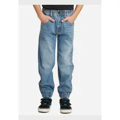 MAUI AND SONS - Pantalon Jogger Kids Light Denim Niño Celeste