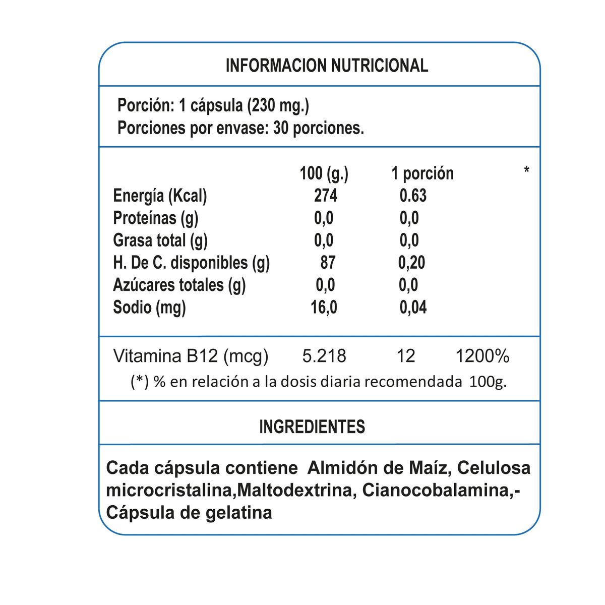 PRANALAB - VITAMINA B12 30 CAPS PACK 3 FRASCOS