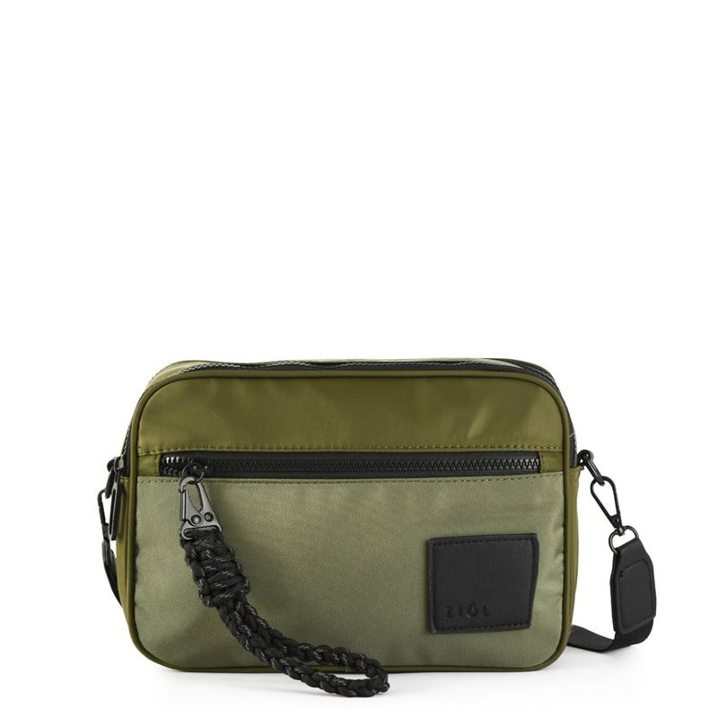 ZIOL - Cartera bandolera pequeña pombal verde oliva