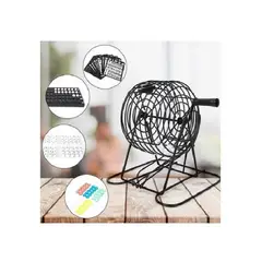 GENERICO - Bingo Metalico Tombola Juego De Mesa Familiar…