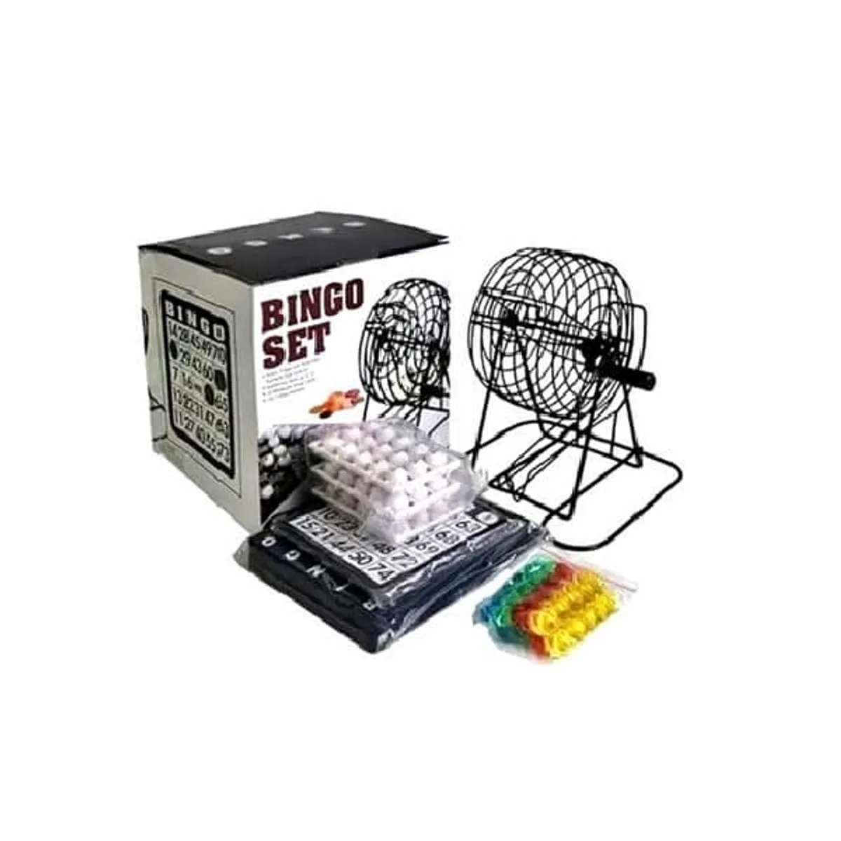 GENERICO - Bingo Metalico Tombola Juego De Mesa Familiar…