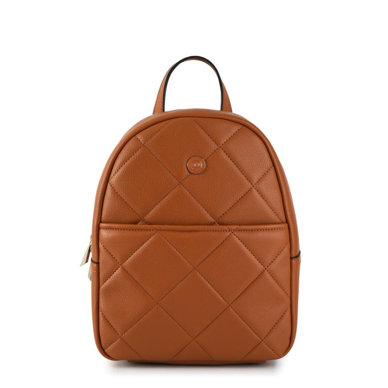 ZIOL - Mochila mediana fiora café