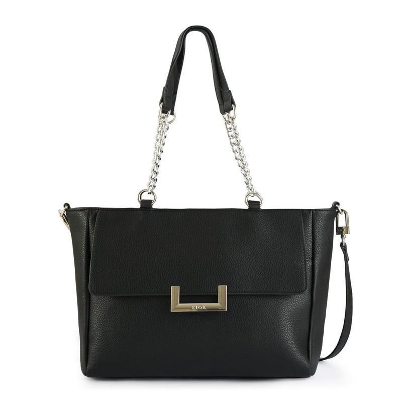 ZIOL - Cartera dos asas mediana lucca negro