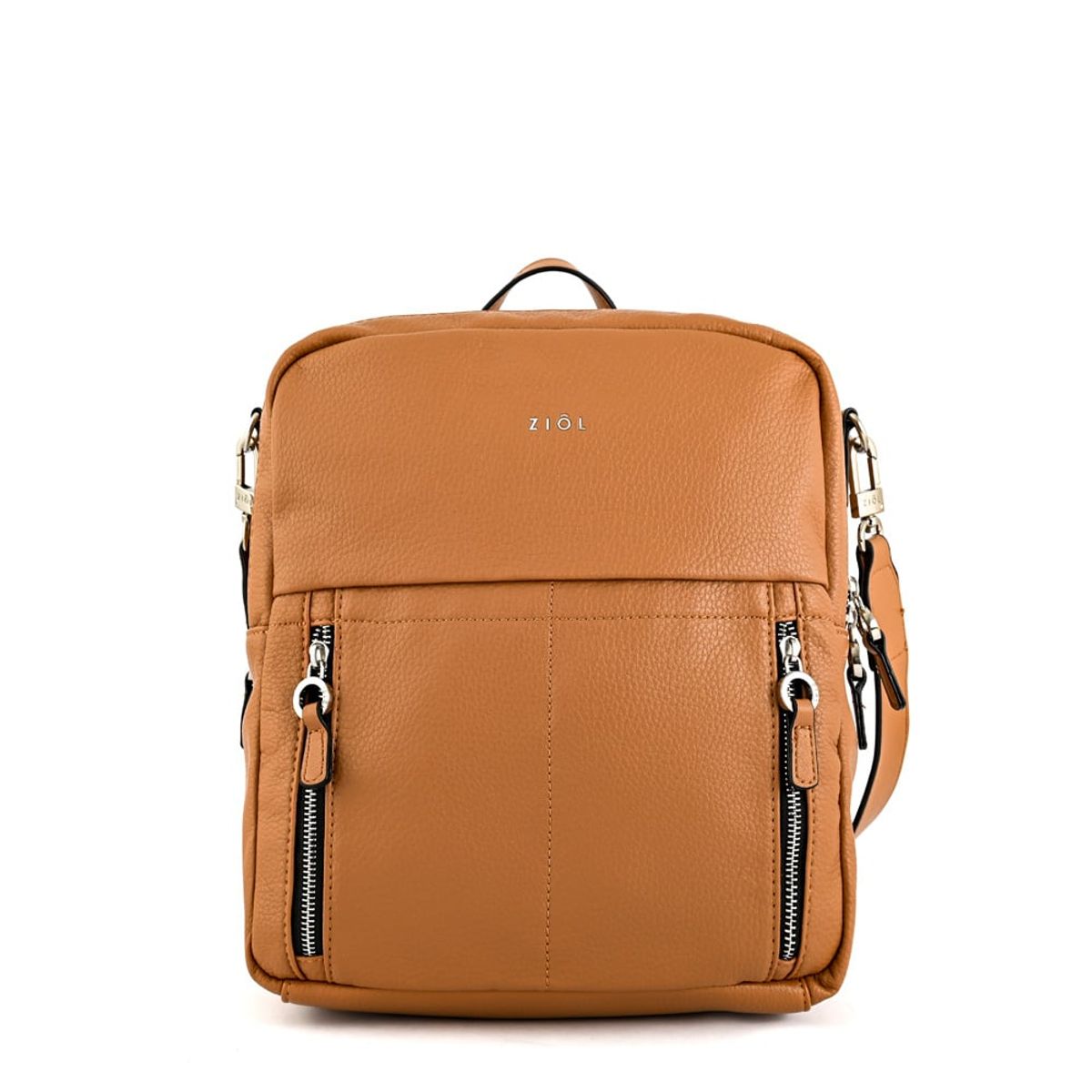 ZIOL - Mochila willow mediana camel