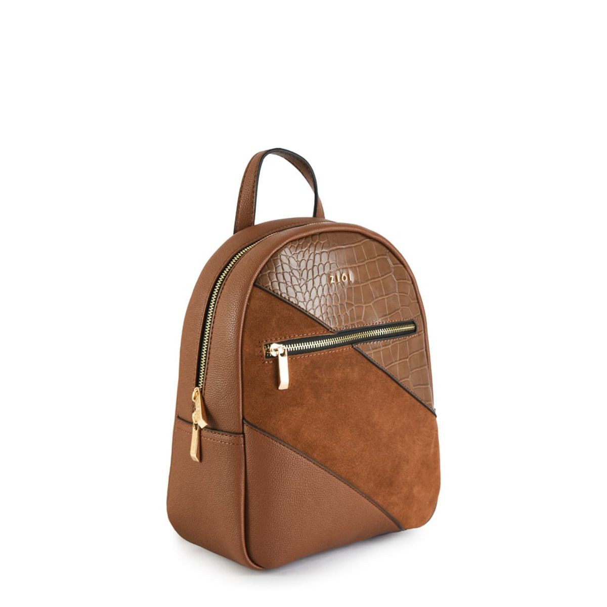 ZIOL - Mochila mediana susuan café oscuro