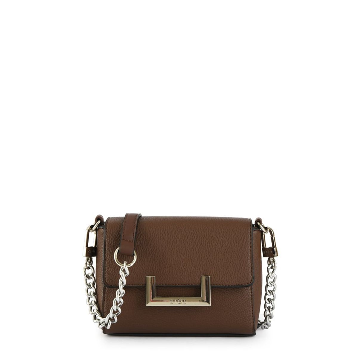 ZIOL - Cartera bandolera pequeña lucca café oscuro