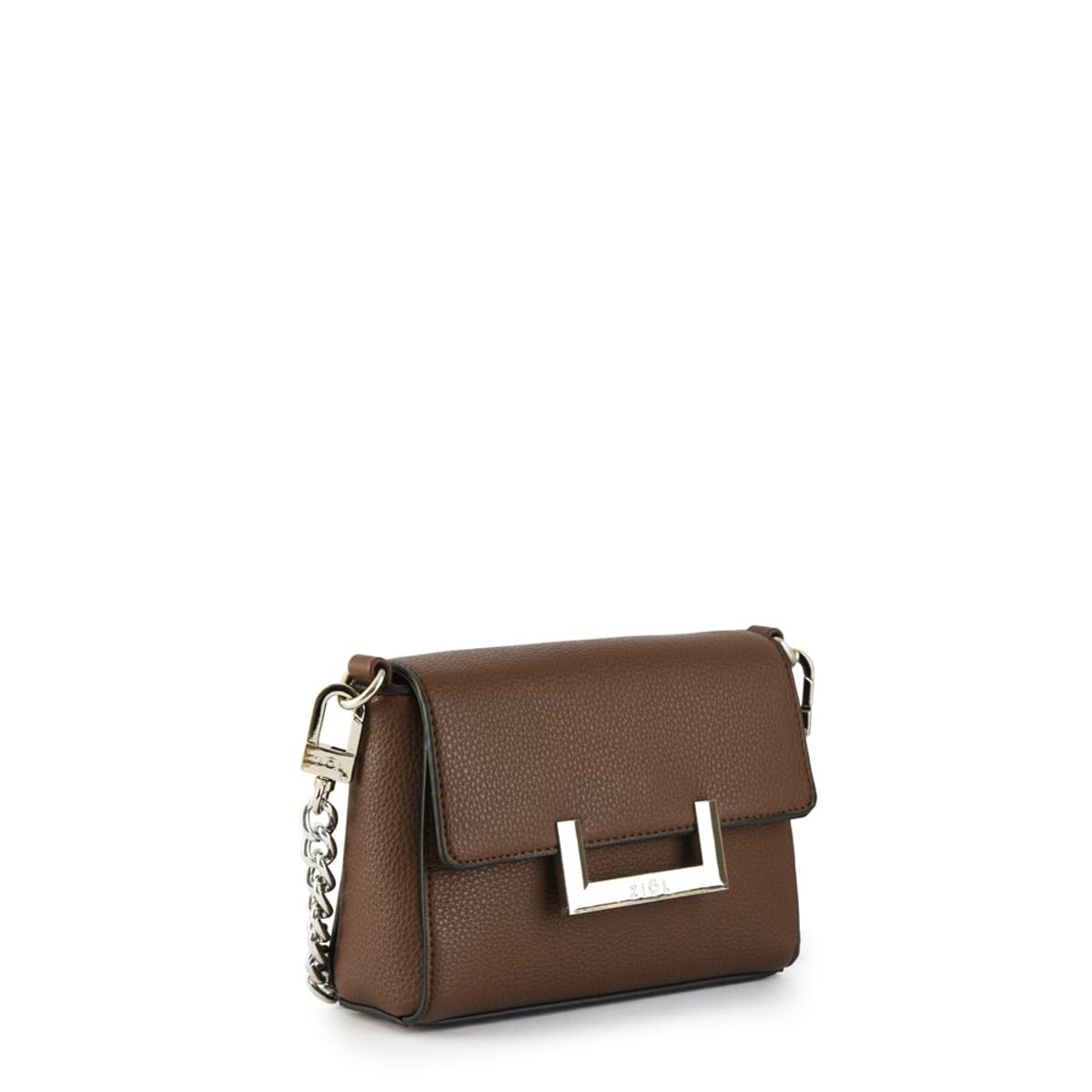 ZIOL - Cartera bandolera pequeña lucca café oscuro