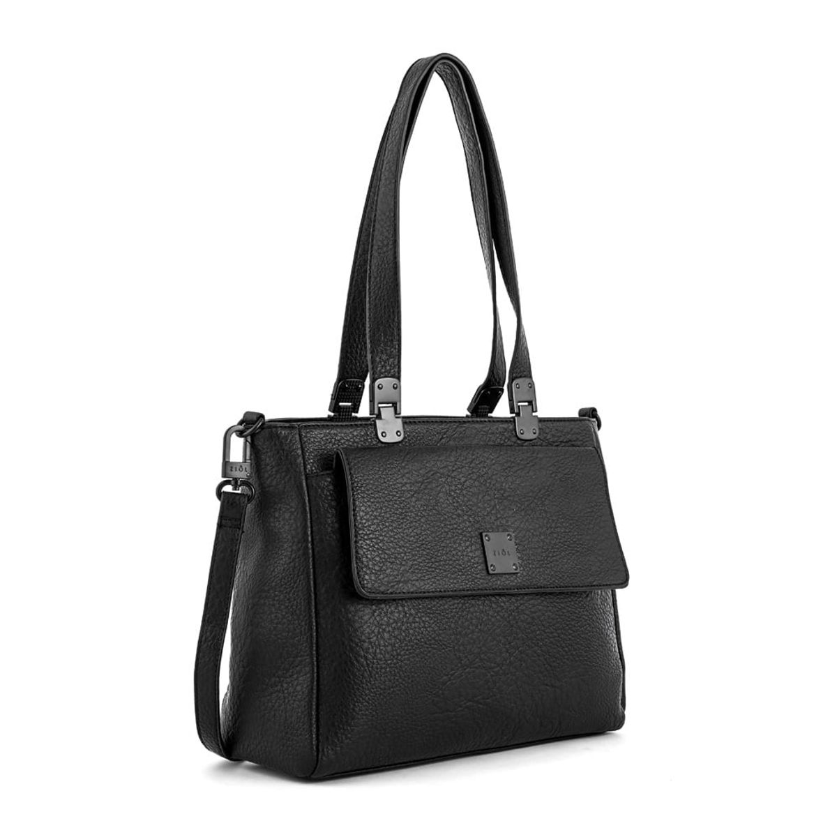 ZIOL - Cartera tote tres divisiones jelena mediana negro