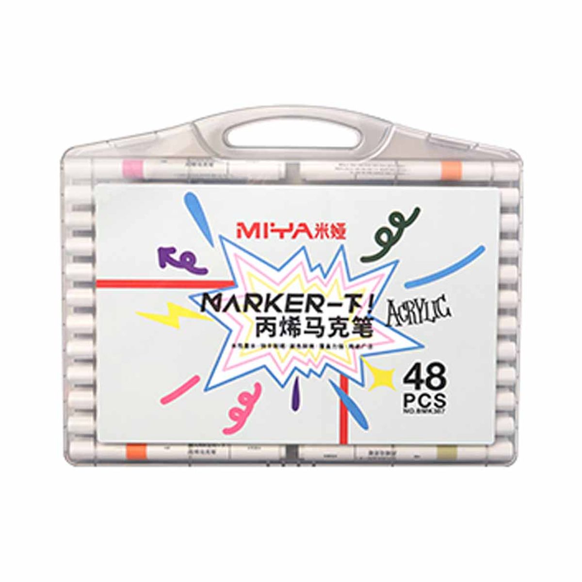 MIYA - Himi - Miya Set De Marcadores Acrilicos 48 Colores