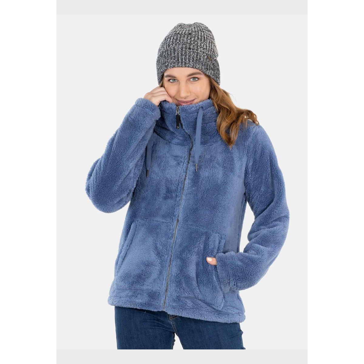 MAUI AND SONS - Poleron Chiporro Wanderlust Azul Mujer Maui And Sons