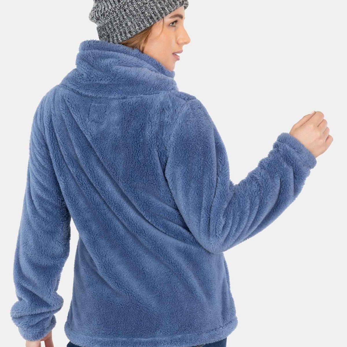 MAUI AND SONS - Poleron Chiporro Wanderlust Azul Mujer Maui And Sons