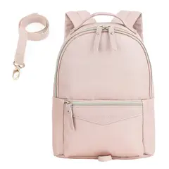 MOMMORE - Mochila Lacy para Niños con Correa de Seguridad - Rosado