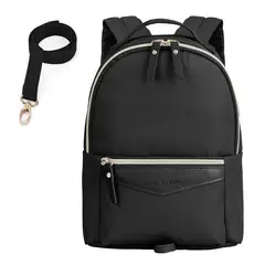 MOMMORE - Mochila Lacy para Niños con Correa de Seguridad Negro