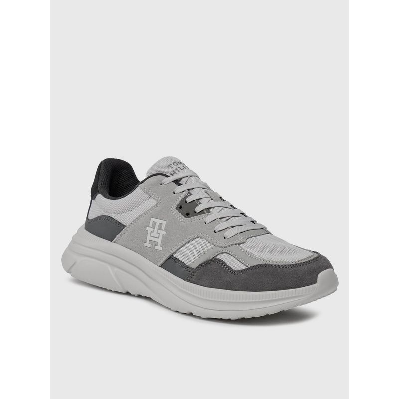 TOMMY HILFIGER - ZAPATILLAS DE RUNNING COLOR BLOCK GRIS TOMMY HILFIGER