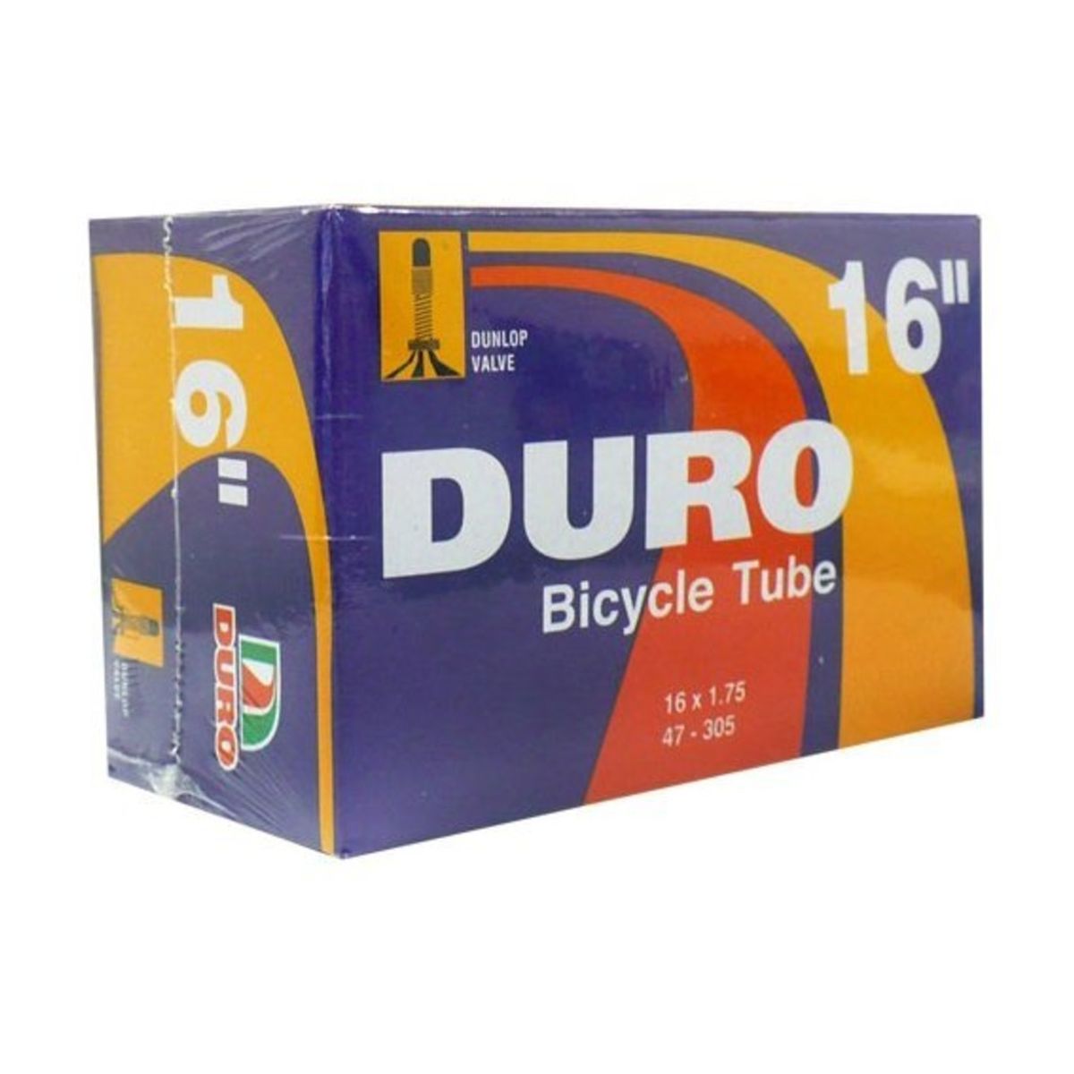 DURO - Cámara Bicicleta Duro 16 X 1.75 Valvula Bicicleta