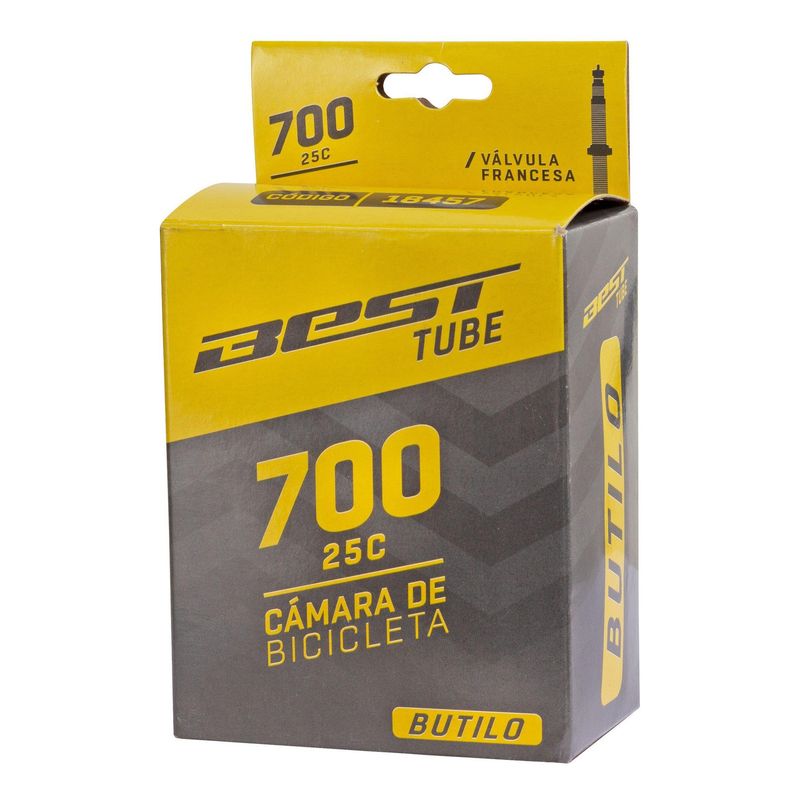 BEST - Camara Best Butilo 700 X 25c  Val/francesa 60mm